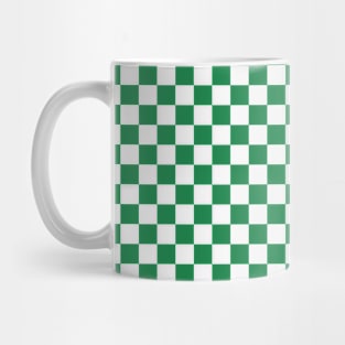 Green Checkered Mug